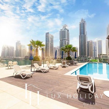 Lux Contemporary Suite With Full Marina View 6 Dubai Bagian luar foto