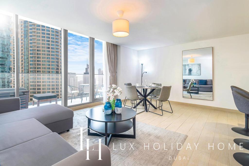 Lux Contemporary Suite With Full Marina View 6 Dubai Bagian luar foto