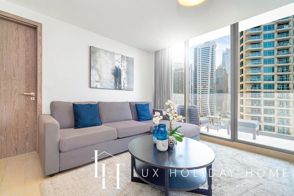 Lux Contemporary Suite With Full Marina View 6 Dubai Bagian luar foto