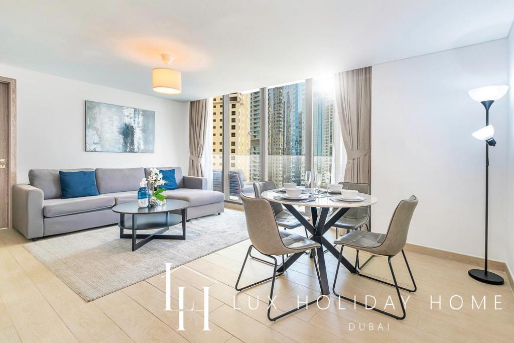 Lux Contemporary Suite With Full Marina View 6 Dubai Bagian luar foto