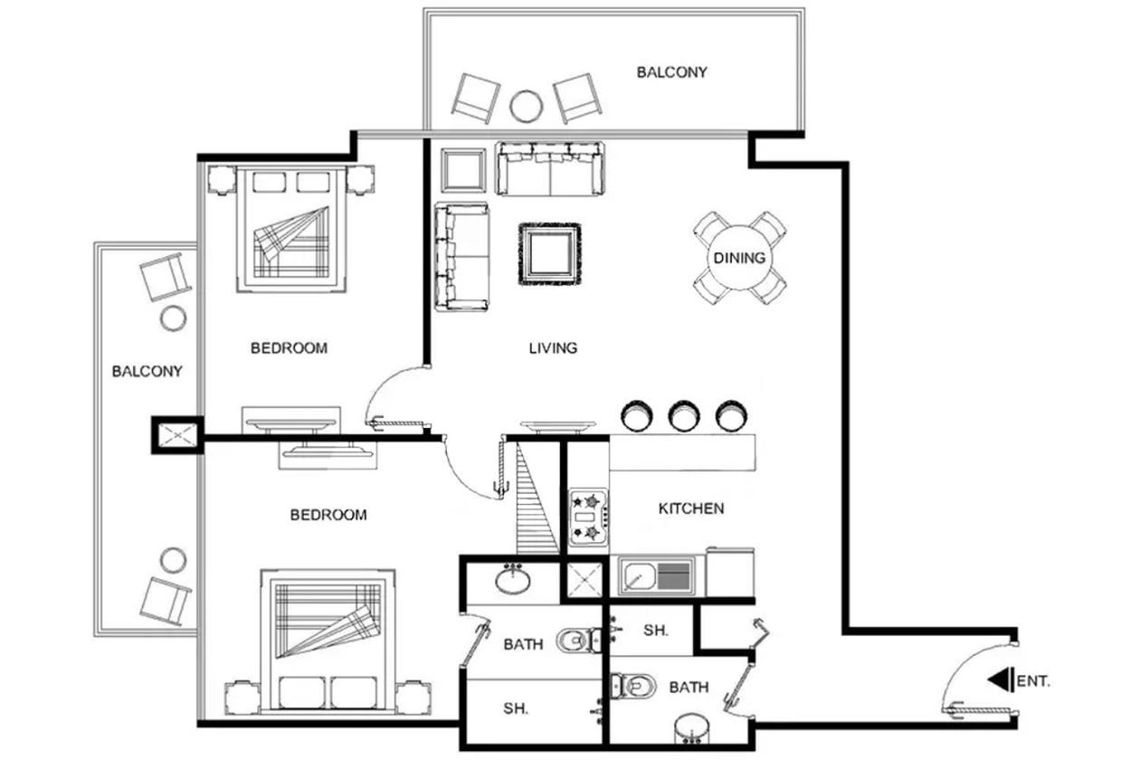 Lux Contemporary Suite With Full Marina View 6 Dubai Bagian luar foto
